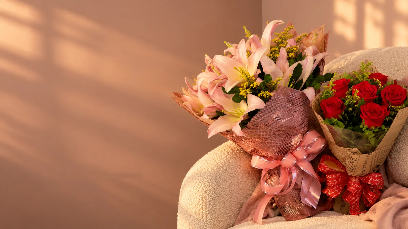 Composição de flores para presentear — imagem de apresentação — imagem de apresentação
